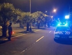 Cegah Aksi Balap Liar Sat Lantas Polres Karangasem Gelar Patroli Malam Hari