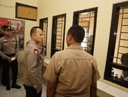 Pastikan Kondisi Ruang Tahanan Sesuai dengan Standar, Kapolres Karangasem Lakukan Pengecekan di Ruang Tahanan