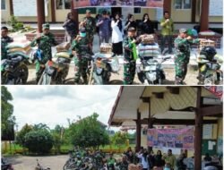 Camat Jangka Bersama Muspika Salurkan Bantuan Sembako, dari PT Blang Keutumba