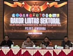 Apresiasi Kolaborasi TNI-Polri dan Stakeholder, Dandim 1617/Jembrana Sukseskan Rakor Pengamanan Nataru
