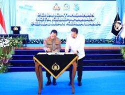 Penandatanganan Nota Kesepahaman (MoU) dan Perjanjian Kerja Sama (PKS) Polri dan Kejaksaan RI, Kapolri Tekankan Spirit Kerja Selaras dalam Satu Arah