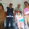Dinas Sosial Kabupaten Jember Salurkan Bantuan Kursi Roda dan Paket Sembako, kepada Penyandang Disabilitas dan Lansia