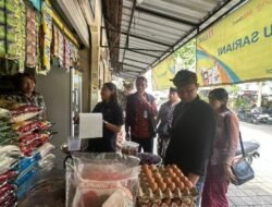 Pastikan Stabilitas Harga Beras Jelang Akhir Tahun, Satgas Pangan Polda Bali Tingkatkan Insfeksi di Pasar Tradisional
