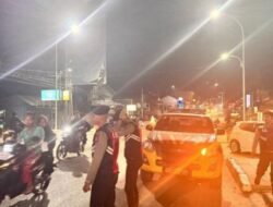 Jaga Kondusifitas Jelang Nataru, Polres Banyuasin Intensif Gelar Patroli Malam
