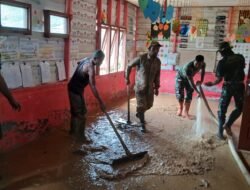 Dandim 0106/Aceh Tengah Turunkan Langsung Personel Bantu Bersihkan Fasilitas Umum Wujud Nyata Peran Kodim Dalam Satgas Gulbencal