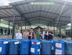 20 Drum Solar Dan BBM Khusus Dukungan Presiden Prabowo Untuk Penanganan Bencana Tiba Di Aceh Tengah