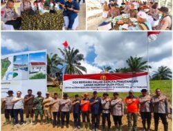 Do’a Bersama dan Pematangan Lahan, Kapolda Aceh Komitmen Dorong Percepatan Huntap Korban Bencana