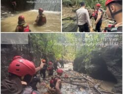 Polda Bali Kerahkan Unit Sar Direktorat Samapta, Cari Ibu dan Anak yang Hanyut Terseret Bah di Tabanan