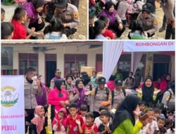 9 Taruna Akpol dan SSDM Polri Berikan Trauma Healing Perdana di Aceh Tamiang