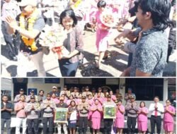 Polsek Sidemen Melaksanakan Kegiatan Apel, Pelepasan Personil yang Memasuki Purna Bakti