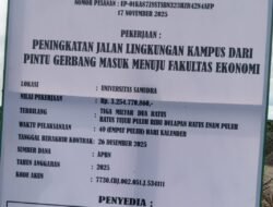 Dugaan Sudah Habis Limit Kontrak Kerja, Dan Juga Plang Papan Nama Telah Di Cabut.