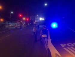 Pastikan Kelancaran Lalulintas, Unit Patroli Sat Lantas Melakukan Hatur Lalin Malam Hari