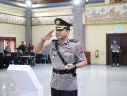 Tongkat Komando Polres Karangasem Resmi dengan Kemimpinan Baru, AKBP I Made Santika Jabat Kapolres Baru