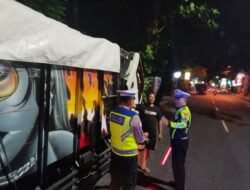 Cegah dan Antisipasi Aksi Balap Liar, Sat Lantas Polres Karangasem Gelar Patroli Malam