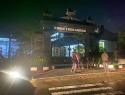 Kanit Intel Polsek Bebandem Pimpin Langsung, Giat Blue Light Patrol Malam Hari