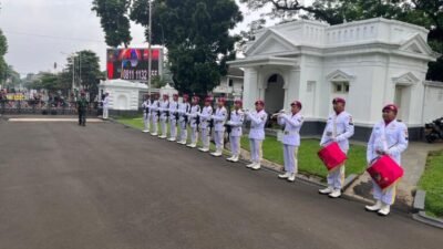 Prajurit Menbanpur 1 Marinir TNI AL Siap Sambut Tamu Kehormatan di Istana Bogor