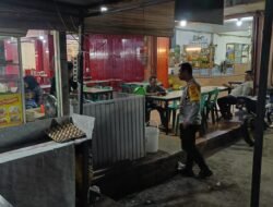 Patroli Malam Polsek Muara Dua, Jaga Kondusivitas Kamtibmas di Wilayah Rawan