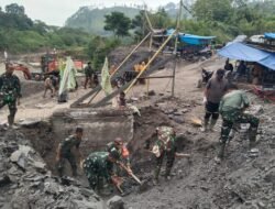 Progres Pembangunan Jembatan Gantung Desa Burlah Capai 19 Persen