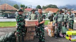 Dandim Salurkan Bantuan Logistik Melalui Koramil Jajaran Kodim 0106/Aceh Tengah