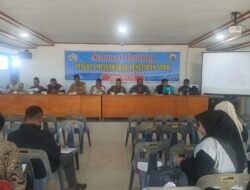 Babinsa Koramil 07/Atu Lintang Hadiri Musyawarah Penetapan APBK di Kampung Merah Mege