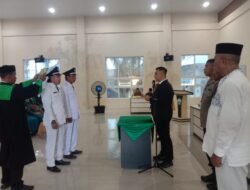 Dua Keuchik Resmi Dilantik di Kecamatan Kota Juang