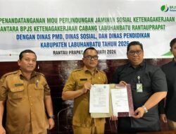 Disdik Labuhanbatu Tandatangani Kerjasama Dengan BPJS Ketenagakerjaan Untuk  Kesejahteraan 800 Guru PAUD