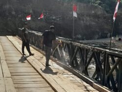 TNI Percepat Pembangunan Jembatan Bailey Krueng Pelang