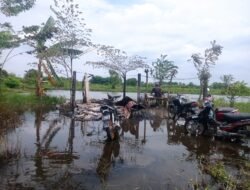 Diduga Tidak Terima Diingatkan, Gubuk Tambak di Kedungbanteng Dibakar Oknum Pemancing