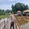 Polsek Pemulutan Ogan Ilir Cek Dua Lokasi Sungai, Pantau Arus dan Debit Air