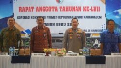 Wujudkan Kesejahteraan Anggota, Primkopol Polres Karangasem Gelar RAT Ke-57