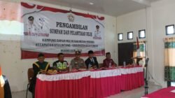 Babinsa Hadiri Pengambilan Sumpah dan Pelantikan Reje Kampung di Atu Lintang