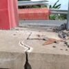 Baru Beberapa Bulan Diresmikan Gubernur Herman Deru Jembatan Layang Gandus Mengalami keretakan