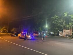 Rutinitas Malam Hari Sat Lantas Polres Karangasem, Laksanakan Pengaturan Lalulintas dan Mencegah Gangguan Kamtibmas