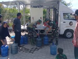 Kodim 0106/Aceh Tengah Salurkan Air Bersih RO untuk Warga Desa Daleng