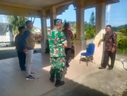 Babinsa Koramil 06/Jagong Laksanakan Komsos Bersama Polsek dan Warga Desa Bukit Kemuning