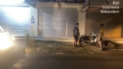 Pastikan Keamanan Obyek Vital dan Pemukiman Warga, Polsek Bebandem Gelar Blue Light Patrol Malam Hari
