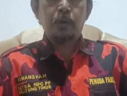 Ketua MPC PP Beltim dukung Polri tetap di bawah Presiden Republik Indonesia.