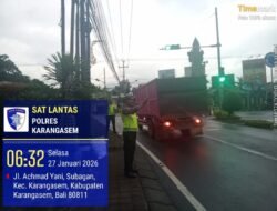 Pastikan Ketertiban dan Kelancaran Arus Lalulintas, Personil Lantas Lakukan Gatur Pagi di Ktl 1 Subagan