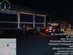 Jaga Kondusifitas Kamtibmas, Polsek Bebandem Intensifkan Blue Light Patrol dan Patroli Barcode Dini Hari