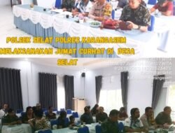 Polsek Selat Gelar Jumat Curhat, Sambangi Tokoh Masyarakat Desa Selat