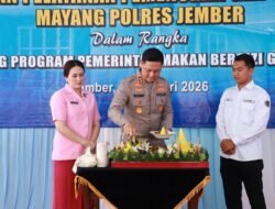 Kapolres Jember Resmikan SPPG di Mayang Dukung Program MBG