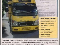 Dokumen STNK dan BPKB Kendaraan BK 8608 EN Tercecer di Pasar Siborongborong