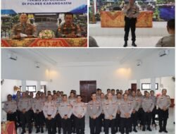 Tingkatkan Profesionalisme, Sat Samapta Polres Karangasem Gelar Latihan Peningkatan Kemampuan (Latkatpuan)