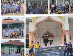 Sambut Ramadan, Siswa SMAN 1 Timang Gajah Gotong Royong Bersihkan Masjid dan Meunasah di Gajah Putih