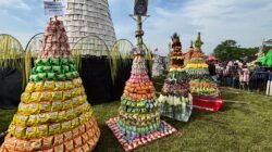 Peringatan Hari Jadi ke-167 Kabupaten Sidoarjo Dimeriahkan Tumpeng Tempe Raksasa di Sedengan Mijen