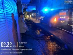 Tingkatkan Kondusifitas Keamanan Wilayah Hukumnya, Polsek Selat Intensifkan Blue Light Patrol 
