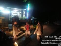 Cegah Gangguan Kriminalitas Pada Jam Rawan Agar Terciptanya Situasi Yang Aman Dan Kondusif, Polsek Bebandem Tingkatkan Giat Blue Light Patrol