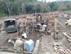 Progres Pembangunan Jembatan Gantung Desa Burlah Capai 42,5 Persen