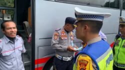 Pastikan Keselamatan Wisatawan,  Polres Karangasem Gelar Ramp Check di Jalur Wisata Lempuyang  