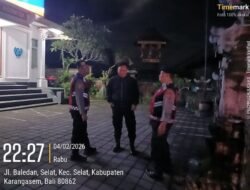 Jaga Kondusifitas Keamanan Wilayah, Polsek Selat Tingkatkan Blue Light Patrol  